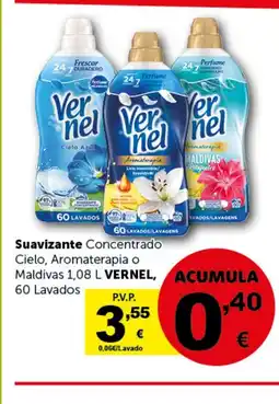 Masymas VERNEL Suavizante Concentrado Cielo, Aromaterapia o Maldivas oferta