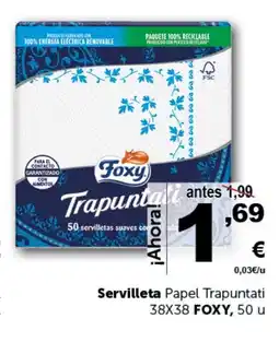 Masymas FOXY Servilleta Papel Trapuntati oferta