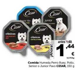 Masymas CESAR Comida Humeda Perro Buey, Pollo, Senior o Junior Pavo oferta
