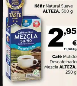 Masymas ALTEZA Café Molido Descafeinado Mezcla oferta