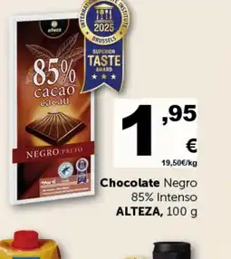 Masymas ALTEZA Chocolate Negro 85% Intenso oferta