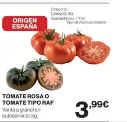 Supercor Tomate rosa o tomate tipo raf oferta