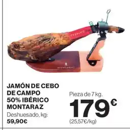 Supercor Jamón de cebo de campo 50% ibérico montaraz oferta