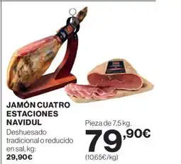 Supercor NAVIDUL Jamón cuatro estaciones oferta