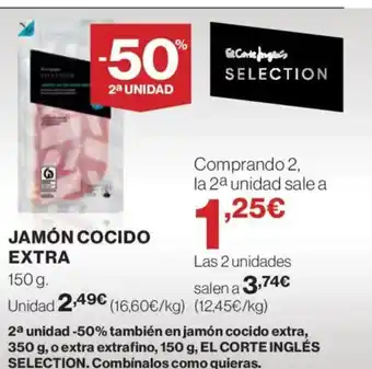 Supercor Jamón cocido extra oferta