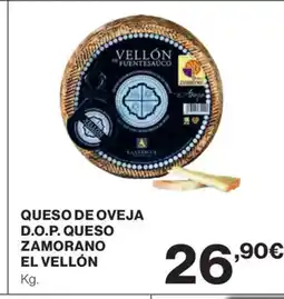 Supercor EL VELLÓN Queso de oveja d.o.p. queso zamorano oferta