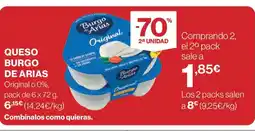 Supercor BURGO DE ARIAS Queso oferta