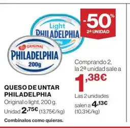 Supercor PHILADELPHIA Queso de untar oferta