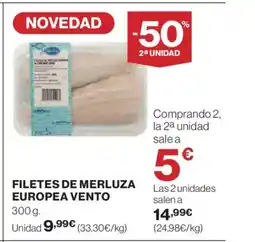 Supercor Filetes de merluza europea vento oferta