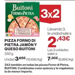 Supercor BUITONI Pizza forno di pietra jamón y queso oferta