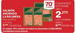 Supercor LA BALINESA Salmón ahumado oferta