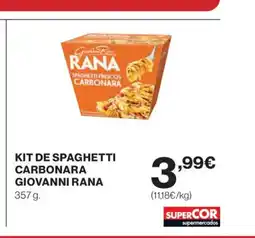 Supercor RANA Kit de spaghetti carbonara giovanni oferta
