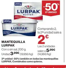 Supercor LURPAK Mantequilla oferta