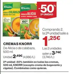 Supercor KNORR Cremas oferta