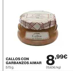 Supercor AIMAR Callos con garbanzos oferta