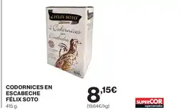 Supercor FÉLIX SOTO Codornices en escabeche oferta