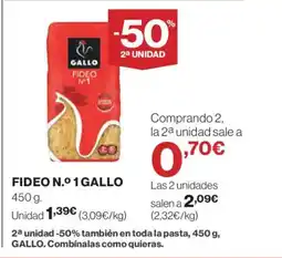 Supercor GALLO Fideo n°1 oferta