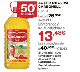 Supercor CARBONELL Aceite de oliva oferta