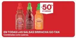 Supercor GO-TAN En todas las salsas sriracha oferta