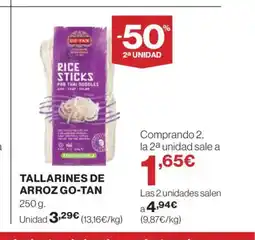 Supercor GO-TAN Tallarines de arroz oferta