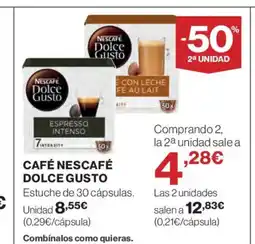 Supercor NESCAFÉ DOLCE GUSTO Café oferta