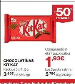 Supercor KIT KAT Chocolatinas oferta