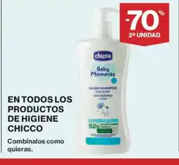 Supercor CHICCO En todos los productos de higiene oferta