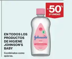 Supercor JOHNSONS BABY En todos los productos de higiene oferta