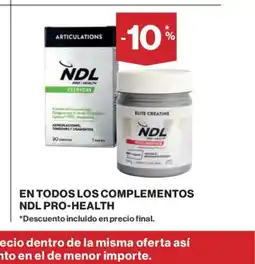 Supercor En todos los complementos ndl pro-health oferta