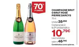 Supercor PIERRE DARCYS Champagne brut o brut rosé oferta
