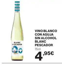 Supercor PESCADOR Vino blanco con aguja sin alcohol blanc oferta