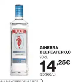 Supercor BEEFEATER O,O Ginebra oferta