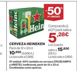 Supercor HEINEKEN Cerveza oferta