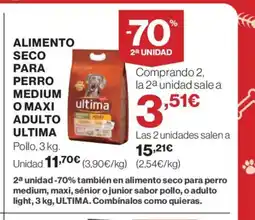 Supercor ULTIMA Alimento seco para perro medium o maxi adulto oferta