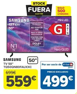 Carrefour SAMSUNG Tv 50" TQ50QN80FAUXXC oferta