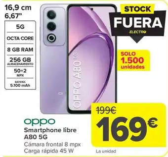 OPPO Smartphone libre A80 5G