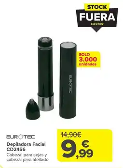 Carrefour EUROTEC Depiladora Facial CD2456 oferta