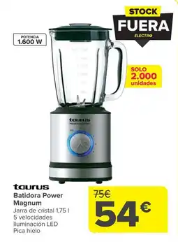 Carrefour TAURUS Batidora Power Magnum oferta