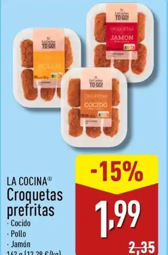 LA COCINA Croquetas prefritas
