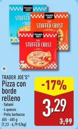ALDI TRADER JOE'S Pizza con borde relleno oferta