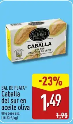 ALDI SAL DE PLATA Caballa del sur en aceite oliva oferta