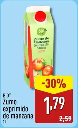 ALDI BIO Zumo de Manzana Sumo de Maca oferta