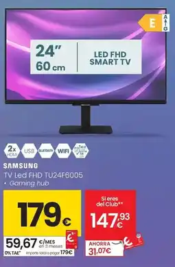 Eroski Samsung - tv led fhd tu24f6005 oferta