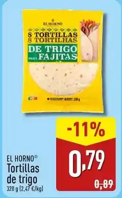 ALDI Horno de oro - tortillas de trigo oferta