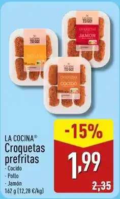 ALDI La cocinera - croquetas prefritas oferta