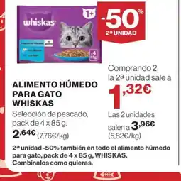 Supercor WHISKAS Alimento húmedo para gato oferta