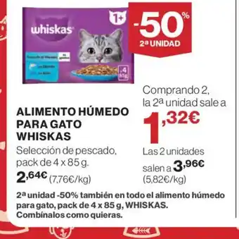Supercor WHISKAS Alimento húmedo para gato oferta