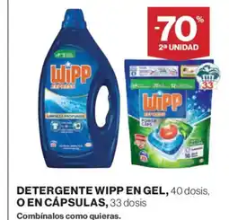 Supercor Detergente wipp en gel o en cápsulas oferta