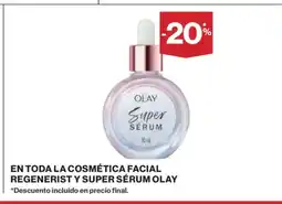 Supercor OLAY En toda la cosmética facial regenerist y super sérum oferta