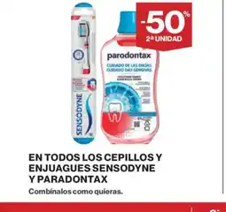 Supercor En todos los cepillos y enjuagues sensodyne y paradontax oferta